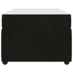 vidaXL Rám postele s matracom Iný Čierna 80 x 200 cm Zamat – Obrázok 4