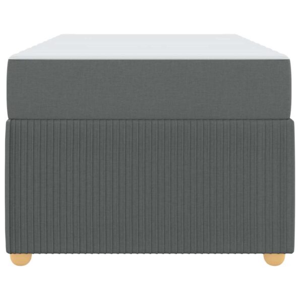 vidaXL Rám postele Iný Tmavo šedá 90 x 190 cm látka – Obrázok 4