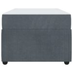 vidaXL Rám postele s matracom Iný Tmavo šedá 90 x 190 cm Zamat – Obrázok 7