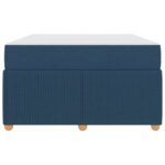 vidaXL Rám postele Iný Modrá 120 x 190 cm látka – Obrázok 4