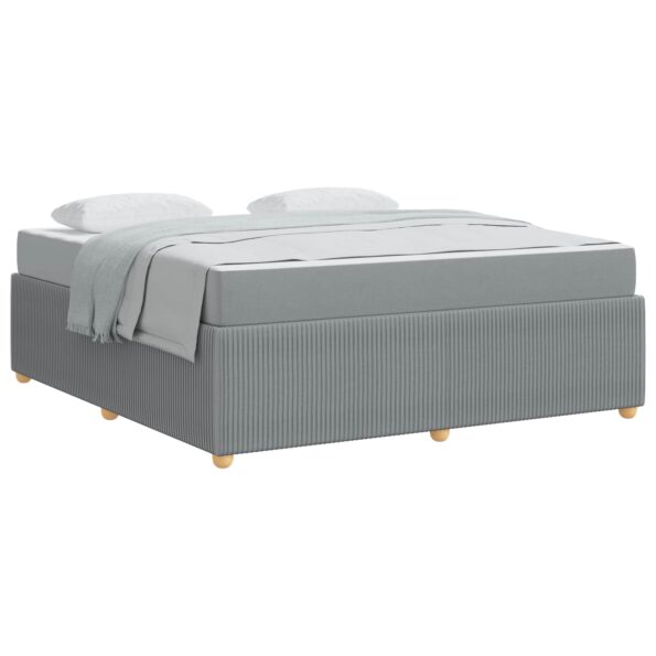 vidaXL Rám postele Iný Svetlosivá 180 x 200 cm látka – Obrázok 10