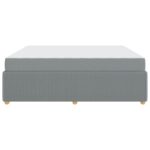 vidaXL Rám postele Iný Svetlosivá 180 x 200 cm látka – Obrázok 5