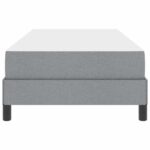 vidaXL Posteľ s pružinovým rámom Iný Svetlosivá 80 x 200 cm látka – Obrázok 4