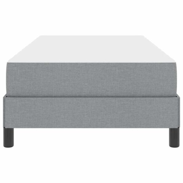 vidaXL Posteľ s pružinovým rámom Iný Svetlosivá 80 x 200 cm látka – Obrázok 4