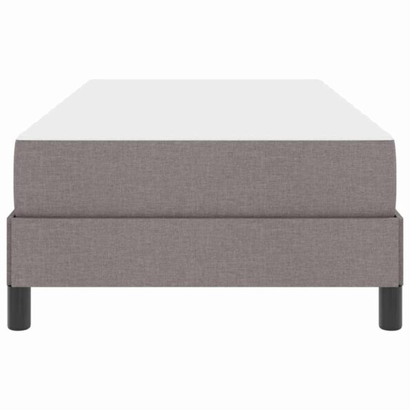 vidaXL Posteľ s pružinovým rámom Iný Sivohnedá 80 x 200 cm látka – Obrázok 4