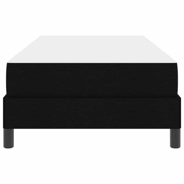 vidaXL Posteľ s pružinovým rámom Iný Čierna 100 x 200 cm látka – Obrázok 4