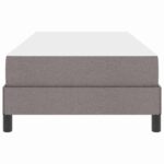 vidaXL Posteľ s pružinovým rámom Iný Sivohnedá 100 x 200 cm látka – Obrázok 4