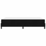 vidaXL Posteľ s pružinovým rámom Iný Čierna 140 x 200 cm látka – Obrázok 5