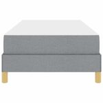vidaXL Posteľ s pružinovým rámom Taupe, Hnedá 80 x 200 cm – Obrázok 4
