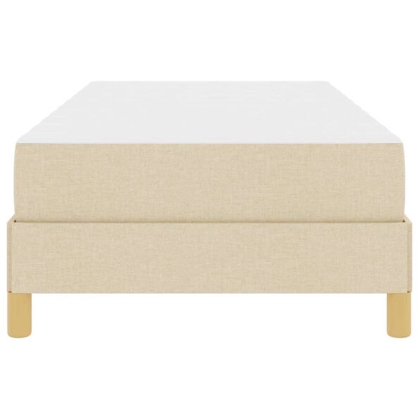 vidaXL Posteľ s pružinovým rámom Krémová, Hnedá 80 x 200 cm – Obrázok 4