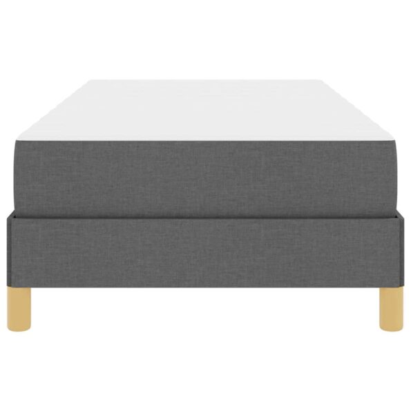 vidaXL Posteľ s pružinovým rámom Taupe, Hnedá 90 x 190 cm – Obrázok 4