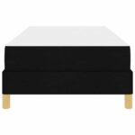 vidaXL Posteľ s pružinovým rámom Čierna, Hnedá 90 x 200 cm – Obrázok 4