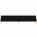 vidaXL Posteľ s pružinovým rámom Čierna, Hnedá 140 x 200 cm – Obrázok 5