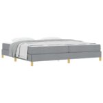 vidaXL Posteľ s pružinovým rámom Taupe, Hnedá 200 x 200 cm – Obrázok 10