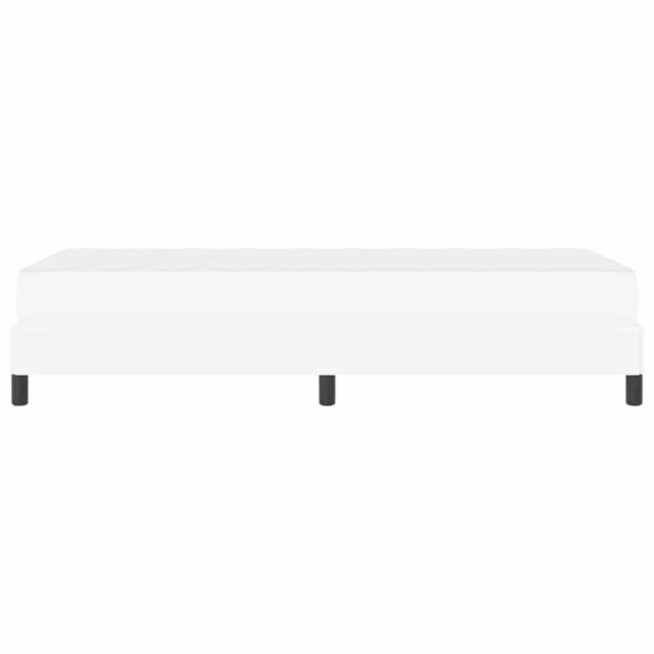 vidaXL Posteľ Iný Čistá biela 80 x 200 cm Umelá koža – Obrázok 5