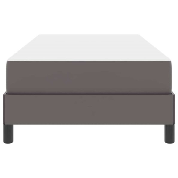 vidaXL Posteľ Iný Sivá 80 x 200 cm Umelá koža – Obrázok 4