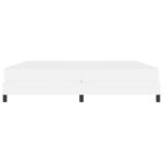 vidaXL Posteľ Iný Čistá biela 200 x 200 cm Umelá koža – Obrázok 4