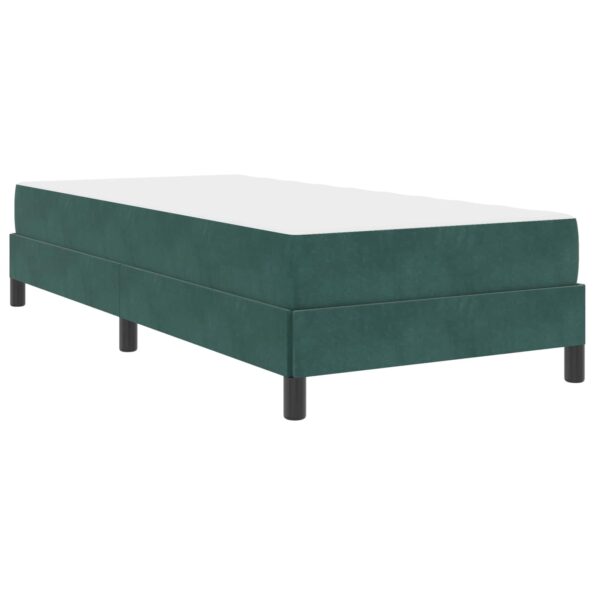 vidaXL Posteľ s pružinovým rámom Tmavozelená 80 x 200 cm látka – Obrázok 11