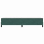 vidaXL Posteľ boxspring s matracom Tmavozelená 90 x 200 cm Zamat – Obrázok 5