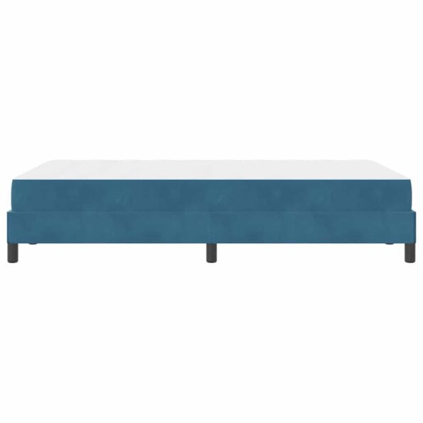 vidaXL Posteľ s pružinovým rámom Tmavomodrá 120 x 200 cm látka – Obrázok 7