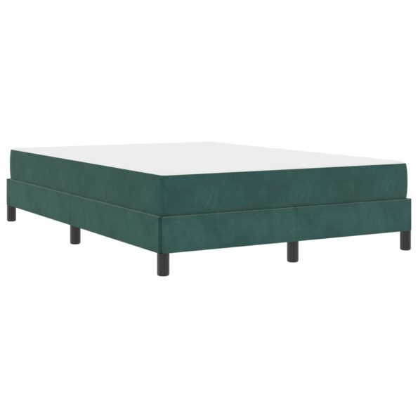 vidaXL Posteľ s pružinovým rámom Tmavozelená 140 x 190 cm látka – Obrázok 11