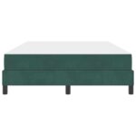 vidaXL Posteľ s pružinovým rámom Tmavozelená 140 x 190 cm látka – Obrázok 4