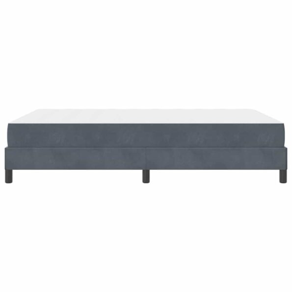 vidaXL Posteľ s pružinovým rámom Tmavo šedá 140 x 200 cm látka – Obrázok 5