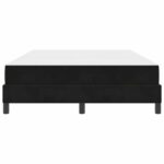 vidaXL Posteľ boxspring s matracom Čierna 140 x 200 cm Zamat – Obrázok 4