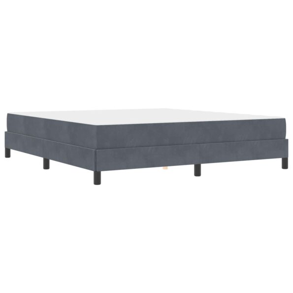 vidaXL Posteľ s pružinovým rámom Tmavo šedá 180 x 200 cm látka – Obrázok 11