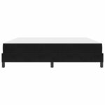 vidaXL Posteľ boxspring s matracom Čierna 180 x 200 cm Zamat – Obrázok 4