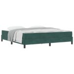 vidaXL Posteľ s pružinovým rámom Tmavozelená 180 x 200 cm látka – Obrázok 10