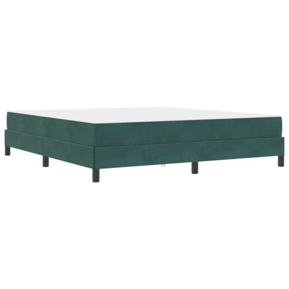 vidaXL Posteľ s pružinovým rámom Tmavozelená 180 x 200 cm látka – Obrázok 11