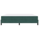 vidaXL Posteľ s pružinovým rámom Tmavozelená 180 x 200 cm látka – Obrázok 4