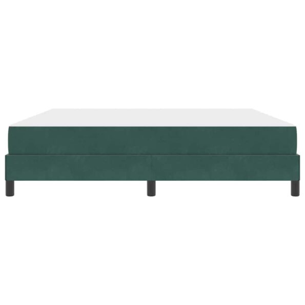 vidaXL Posteľ s pružinovým rámom Tmavozelená 180 x 200 cm látka – Obrázok 4