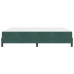 vidaXL Posteľ s pružinovým rámom Tmavozelená 180 x 200 cm látka – Obrázok 5