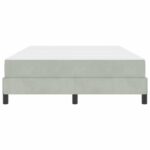 vidaXL Posteľ s pružinovým rámom Svetlosivá 160 x 210 cm látka – Obrázok 4