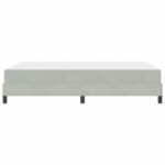 vidaXL Posteľ s pružinovým rámom Svetlosivá 160 x 210 cm látka – Obrázok 5