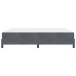 vidaXL Posteľ s pružinovým rámom Tmavo šedá 180 x 210 cm látka – Obrázok 5