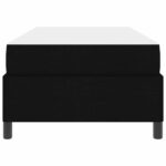 vidaXL Posteľ s pružinovým rámom Čierna, Čierna 80 x 200 cm – Obrázok 4