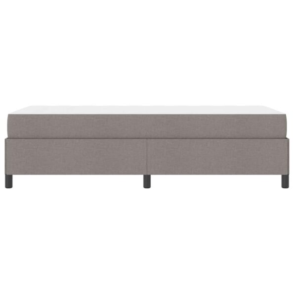 vidaXL Posteľ s pružinovým rámom Taupe, Čierna 100 x 200 cm – Obrázok 5