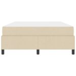 vidaXL Posteľ s pružinovým rámom Krémová, Čierna 160 x 200 cm – Obrázok 4