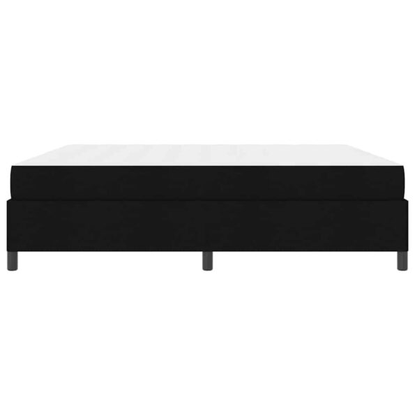vidaXL Posteľ s pružinovým rámom Čierna, Čierna 200 x 200 cm – Obrázok 5