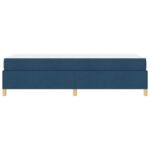 vidaXL Posteľ s pružinovým rámom Iný Modrá a biela 100 x 200 cm Pena – Obrázok 5