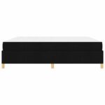 vidaXL Posteľ s pružinovým rámom Čierna a biela a čierna 200 x 200 cm – Obrázok 5