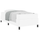 vidaXL Rám postele s matracmi Biela 90 x 190 cm látka – Obrázok 10