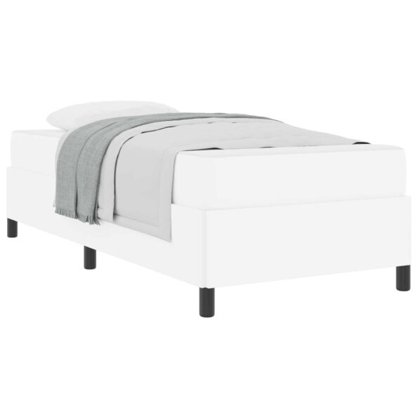 vidaXL Rám postele s matracmi Biela 90 x 190 cm látka – Obrázok 10