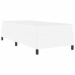 vidaXL Rám postele s matracmi Biela 90 x 190 cm látka – Obrázok 11