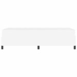 vidaXL Rám postele s matracom Biela 90 x 200 cm Umelá koža – Obrázok 5