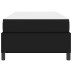vidaXL Rám postele s matracom Čierna 100 x 200 cm Umelá koža – Obrázok 4