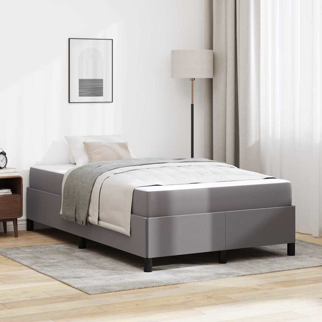 3398997_1.jpg vidaXL Rám postele s matracmi Sivá 120 x 200 cm látka – Obrázok 1